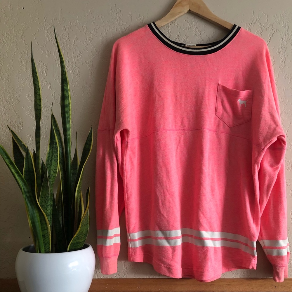 Bright Pink Victoria’s Secret PINK Crewneck